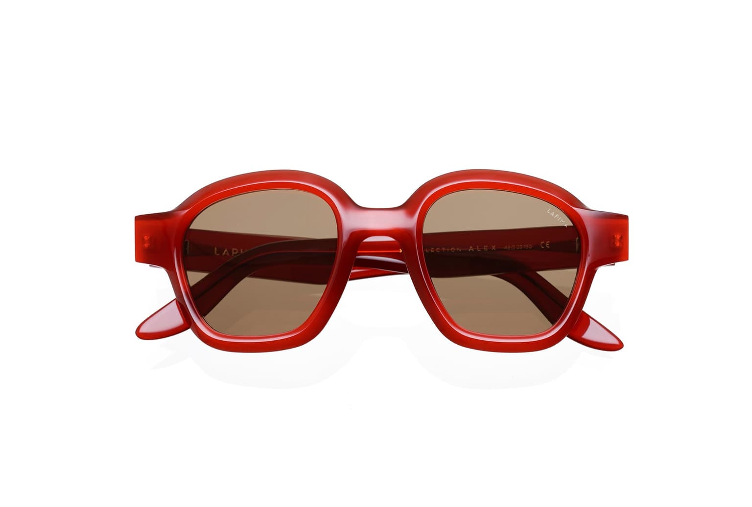 ALEX RED SOLID sunglasses - Modern Eye Care Portland